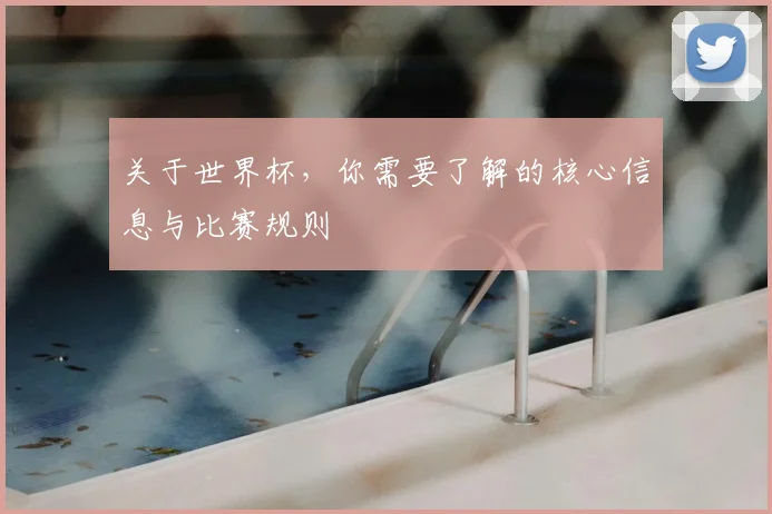 关于世界杯,你需要了解的核心信息与比赛规则